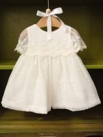 Abito cerimonia con culotte neonata Abito da Cerimonia per Neonata Mayoral New Born con Ricami in Pizzo e Culotte Abito da Cerimonia Neonata