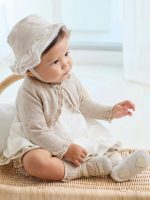 Abito cerimonia con culotte neonata Abito con Culotte per Neonata Mayoral New Born - Eleganza e Comfort