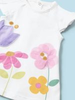 Abito jersey neonata Vestito Stampato in Jersey Stretch per Neonata - Mayoral Newborn