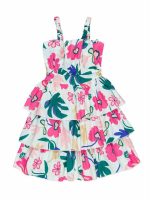 Abito ragazza Abito Estivo Fantasia Lù-Lù - Stile Easy Chic per Ragazze Made in Italy