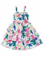 Abito ragazza Abito Estivo Fantasia Lù-Lù - Stile Easy Chic per Ragazze Made in Italy