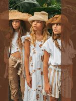 Abito ragazza Abito Lungo Lù-Lù - Stile Casual Chic con Ricamo Floreale Made in Italy