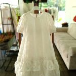 Abito ragazza Abito Svasato in Sangallo Lù-Lù - Stile Easy Chic per Ragazze Made in Italy