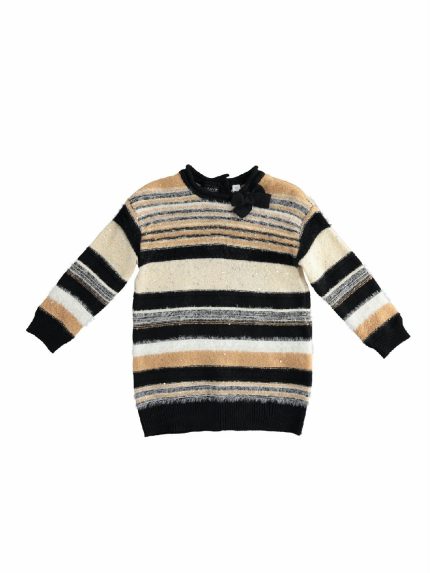 ABITO TRICOT SARABANDA - Abito tricot con lurex e paillettes.