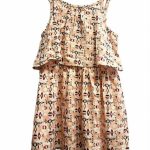 ABITO VISCOSA DASMINE Abito estivo in viscosa di TUMBLE 'N DRY, modello smanicato con bretelline regolabili, particolare corpino con allacciatura posteriore.