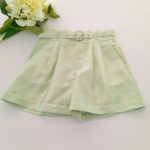 Bermuda con cintura ragazza Miss Grant - Bermuda Elegante con Dettagli di Stile per Piccole Fashioniste Cerimonia Chic