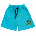 Bermuda felpa bambino T.Rock Mousse Kids - Bermuda Bambino in Felpa con Stampa Dinosauro T.Rock - Praticità e Originalità Made in Italy Mousse Bambino Primavera/Estate