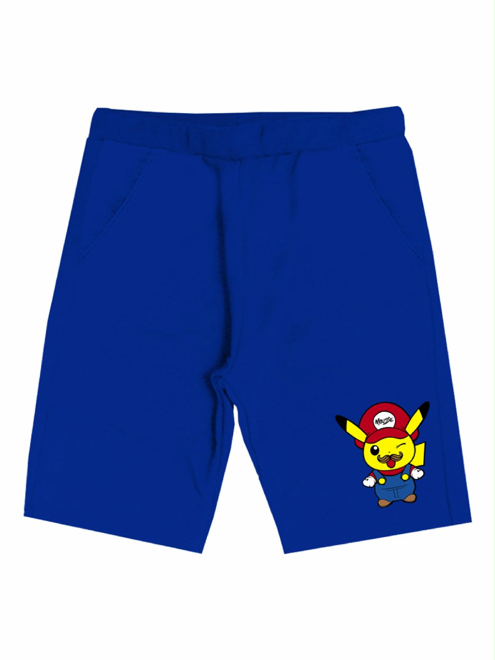 Bermuda felpa bimbo Pikamario SKBF384RO 00 Bermuda felpa bimbo Pikamario Bermuda in Felpa Bambino - 100% Cotone - Stampa Pikamario - Made in Italy