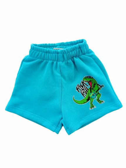 Bermuda felpa neonato T.Rock Bermuda Neonato Mousse Kids - Stampa Dinosauro - Comfort e Stile Made in Italy Made in Italy Mousse Bambino Primavera/Estate