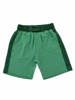Bermuda jersey Bermuda in jersey di cotone stretch con taschine laterali, cintura elastica e bande laterali a contrasto, taschina dietro. Best Seller