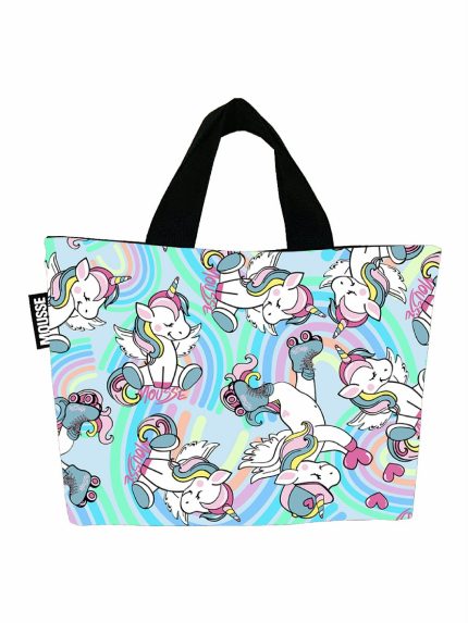 Borsetta Unicorno Borsetta Bambina con Stampa Unicorno - Mousse Kids - Made in Italy Mousse bambina AI24 Unicorno