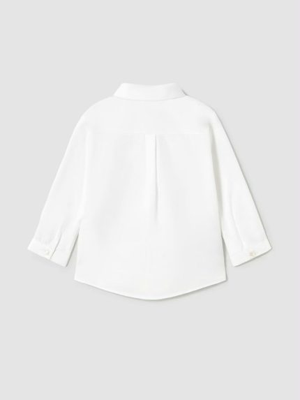 Camicia a manica lunga con papillon neonato Camicia a Maniche Lunghe con Papillon per Neonato Mayoral New Born