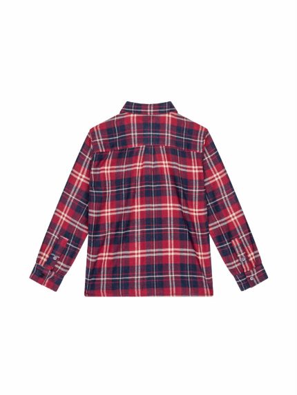 Camicia a maniche lunghe ragazzo Ativo Kids Junior - camicia in flanella a quadri, bambino/ragazzo 4-10 anni