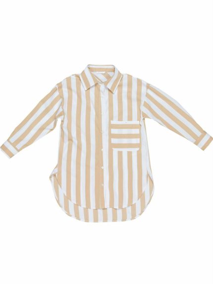 Camicia ragazza Camicia Over Lù-Lù - Stile Casual Chic per Ragazze alla Moda Made in Italy