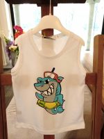 Canotta bambino Save Shark Canotta Bambino Mousse Kids - Fantasia Squalo Save Shark - Comfort e Stile Made in Italy Made in Italy Mousse Bambino Primavera/Estate