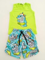 Canotta bambino Save Shark Canotta Bambino Mousse Kids - Fantasia Squalo Save Shark - Comfort e Stile Made in Italy Made in Italy Mousse Bambino Primavera/Estate