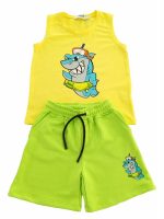 Canotta bambino Save Shark Canotta Bambino Mousse Kids - Fantasia Squalo Save Shark - Comfort e Stile Made in Italy Made in Italy Mousse Bambino Primavera/Estate