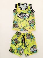 Canotta bambino T.Rock Canotta Basket Bambino Mousse Kids - Fantasia Dinosauro T.Rock Made in Italy Mousse Bambino Primavera/Estate