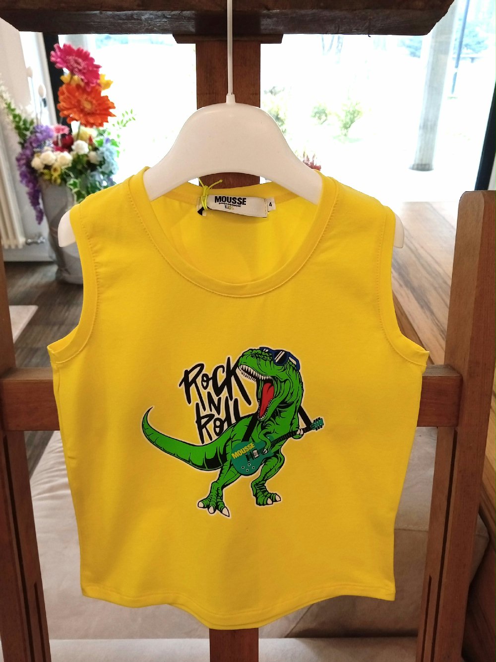 Canotta bambino T.Rock YKCT343Y Made in Italy Mousse Bambino Primavera/Estate 00 Canotta bambino T.Rock Canotta Bambino Mousse Kids - Fantasia Dinosauro T.Rock - Comfort e Stile Made in Italy Made in Italy Mousse Bambino Primavera/Estate