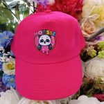 Cappello bimba Panda Cappello con Visiera stampa PANDA per Bimba 2-8 Anni - Taglia Unica - Made in Italy Made in Italy Mousse Bambina Primavera/Estate Panda