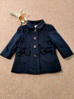 Cappotto bimba Cappotto bambina imbottito con fiocchi applicati e colletto camicia