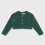 Cardigan corto bimba Cardigan Neonata con Bottoni Decorativi - Caldo e Raffinato per Occasioni Speciali