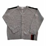 CARDIGAN COTONE INVERNALE Cardigan - 100% cotone - con banda a contrasto sulle maniche.
