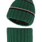 Completo berretto e scaldacollo bambino Bastien Completo cappello e collo bambino