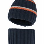 Completo berretto e scaldacollo bambino Bastien Completo cappello e collo bambino