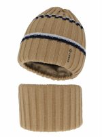 Completo berretto e scaldacollo bambino Bastien Completo cappello e collo bambino