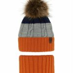 Completo berretto e scaldacollo bambino Karmel Completo cappello e collo bambino Karmel
