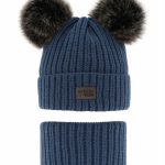 Completo berretto e scaldacollo bambino Tokio Completo cappello e collo bambino Tokio