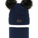 Completo berretto e scaldacollo bambino Tokio Completo cappello e collo bambino Tokio