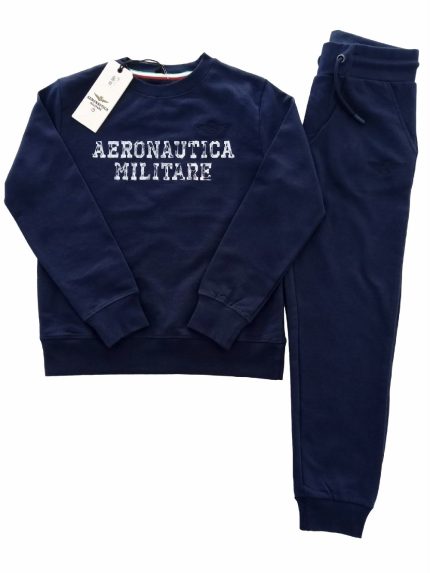 Completo due pezzi felpa AM Aeronautica Militare - Completo Felpa e Pantaloni Bambino e Ragazzo: Stile e Comfort Ispirati alle Frecce Tricolori Streetwear Frecce Tricolori