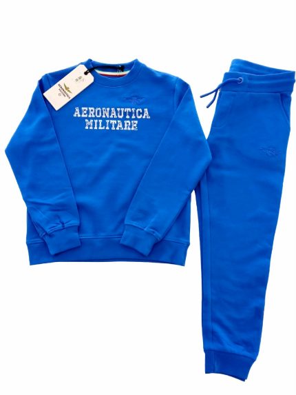 Completo due pezzi felpa AM Aeronautica Militare - Completo Felpa e Pantaloni Bambino e Ragazzo: Stile e Comfort Ispirati alle Frecce Tricolori Streetwear Frecce Tricolori