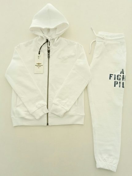 Completo due pezzi felpa AM Fighter Pilot Aeronautica Militare - Outfit Felpa e Cargo per Bambini e Ragazzi : Eleganza e Comfort per i Piccoli Piloti Streetwear Frecce Tricolori