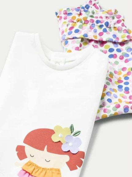 Completo due pezzi neonata Completo Due Pezzi in Jersey Stretch per Neonata Mayoral New Born