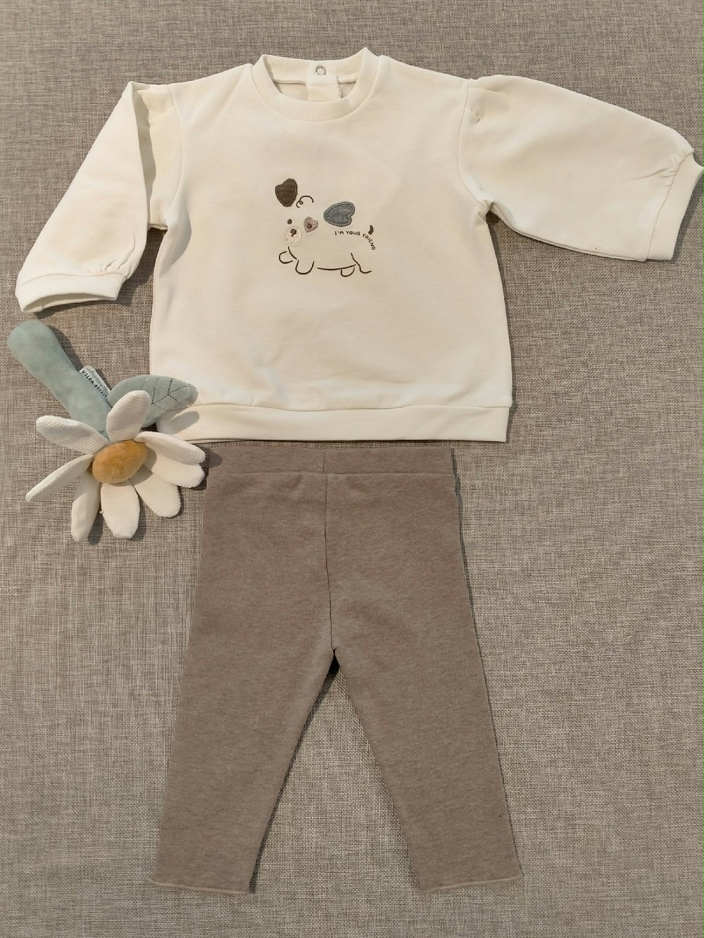 Completo due pezzi neonata 2.786_021 00 Completo due pezzi neonata Completo Neonata con Felpina Stampata e Leggings Elasticizzati - Mayoral