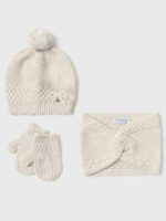 Completo tre pezzi bimba Completo Invernale 3 Pezzi per Bimba - Cappello, Scaldacollo e Manopole - Mayoral