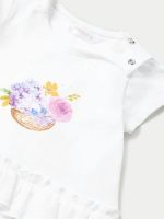 Completo tre pezzi neonata Completo Tre Pezzi Neonata Mayoral New Born - T.Shirt e Leggings Coordinati
