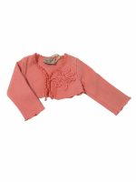 COPRISPALLE CON PATCH Coprispalle in cotone con patch fiore applicata.