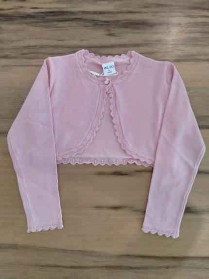 Coprispalle Silence Ativo Kids Coprispalle in cotone stretch con bordo smerlato, allacciatura con bottoncino.