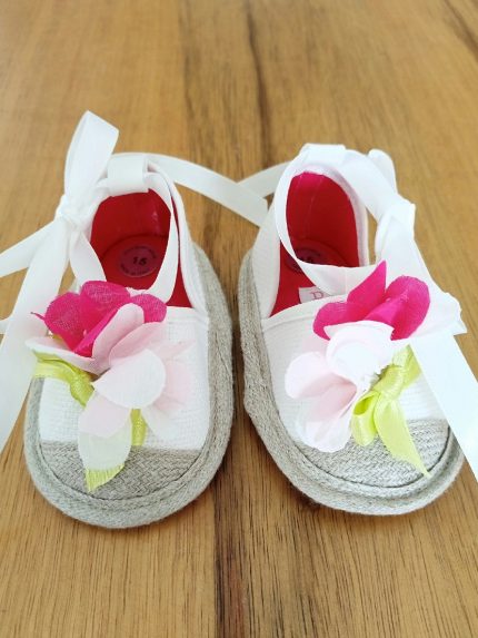 Espadrillas culla neonata Scarpina Espadrillas per Neonata - Stile Unico Ambarabà Made in Italy Idea Regalo