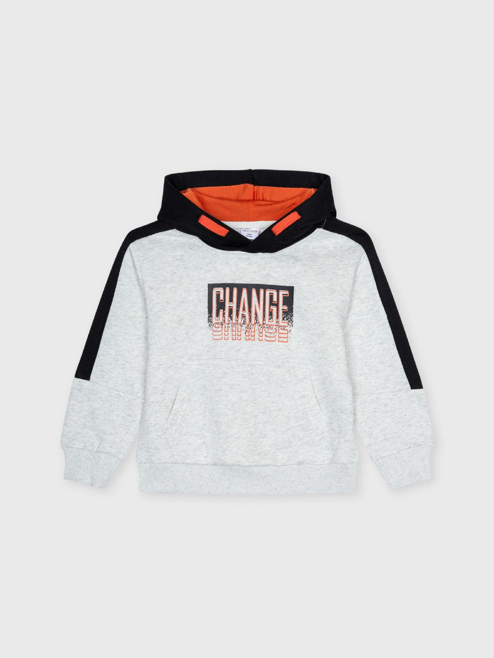 Felpa con cappuccio bimbo YF8188 Back to School 00 Felpa con cappuccio bimbo Felpa stampata con cappuccio in cotone stretch Ativo Kids 6-36 mes Back to School