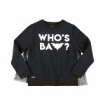 FELPA GIROCOLLO BAT CAPE SWEAT