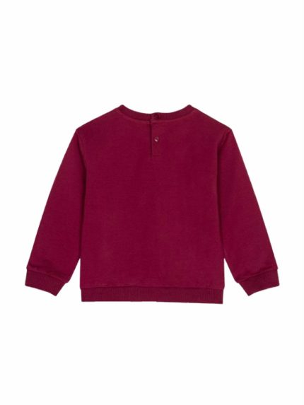 Felpa girocollo bimba Ativo Kids 6/36 mesi - felpa girocollo bimba in cotone invernale stretch con stampa frontale Back to School