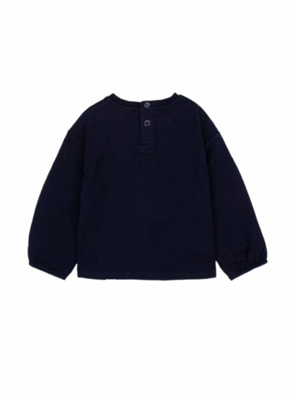 Felpa girocollo bimba Ativo Kids - felpina girocollo bimba in cotone invernale con stampa orsetta Back to School