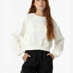 Felpa girocollo ragazza Virus Felpa Girocollo TIFFOSI per Ragazza - Stampa Embossed e Comfort Sportivo Ragazza Teen Autunno/Inverno