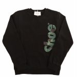 Felpa girocollo ragazzo Glen Felpa girocollo per ragazzo -100% cotone garzato invernale - logo verticale in fantasia camouflage.