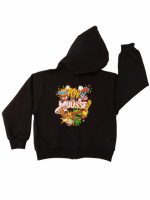 Felpa zip bimbo Superfriends Felpa Bambino in Cotone con Cappuccio e Stampa Superfriends - Made in Italy Superfriends